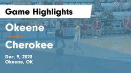 Okeene  vs Cherokee  Game Highlights - Dec. 9, 2023