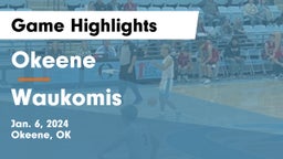 Okeene  vs Waukomis  Game Highlights - Jan. 6, 2024
