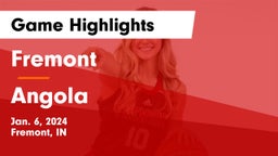 Fremont  vs Angola  Game Highlights - Jan. 6, 2024