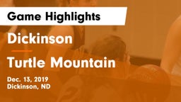 Dickinson  vs Turtle Mountain  Game Highlights - Dec. 13, 2019