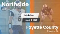 Matchup: Northside High vs. Fayette County  2019