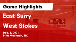 East Surry  vs West Stokes  Game Highlights - Dec. 8, 2021