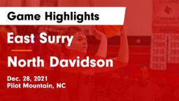 East Surry  vs North Davidson  Game Highlights - Dec. 28, 2021