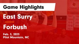 East Surry  vs Forbush  Game Highlights - Feb. 3, 2023