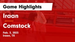 Iraan  vs Comstock Game Highlights - Feb. 3, 2023