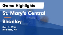 St. Mary's Central  vs Shanley  Game Highlights - Dec. 1, 2018