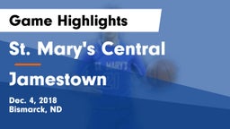 St. Mary's Central  vs Jamestown  Game Highlights - Dec. 4, 2018