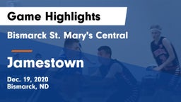 Bismarck St. Mary's Central  vs Jamestown  Game Highlights - Dec. 19, 2020