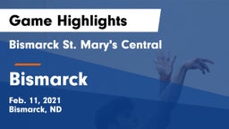Bismarck St. Mary's Central  vs Bismarck  Game Highlights - Feb. 11, 2021