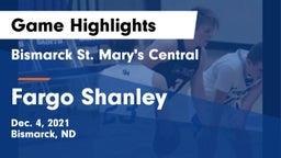 Bismarck St. Mary's Central  vs Fargo Shanley  Game Highlights - Dec. 4, 2021