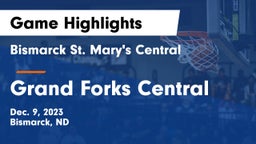 Bismarck St. Mary's Central  vs Grand Forks Central  Game Highlights - Dec. 9, 2023