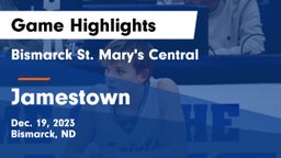 Bismarck St. Mary's Central  vs Jamestown  Game Highlights - Dec. 19, 2023
