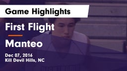 First Flight  vs Manteo Game Highlights - Dec 07, 2016