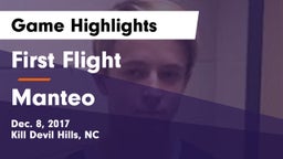 First Flight  vs Manteo  Game Highlights - Dec. 8, 2017