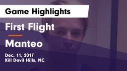 First Flight  vs Manteo  Game Highlights - Dec. 11, 2017