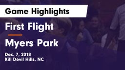 First Flight  vs Myers Park  Game Highlights - Dec. 7, 2018