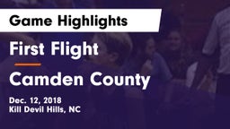 First Flight  vs Camden County  Game Highlights - Dec. 12, 2018