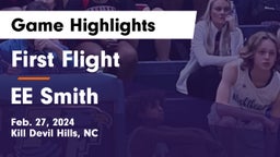 First Flight  vs EE Smith Game Highlights - Feb. 27, 2024