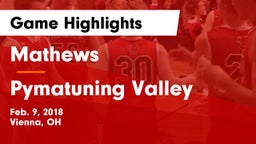 Mathews  vs Pymatuning Valley  Game Highlights - Feb. 9, 2018