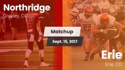 Matchup: Northridge High vs. Erie  2017