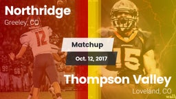 Matchup: Northridge High vs. Thompson Valley  2017