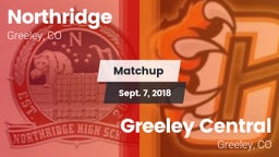 Matchup: Northridge High vs. Greeley Central  2018