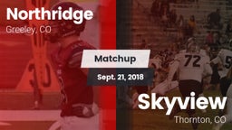 Matchup: Northridge High vs. Skyview  2018