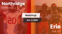 Matchup: Northridge High vs. Erie  2018