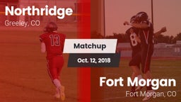 Matchup: Northridge High vs. Fort Morgan  2018