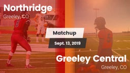 Matchup: Northridge High vs. Greeley Central  2019