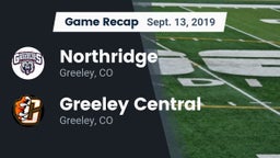 Recap: Northridge  vs. Greeley Central  2019