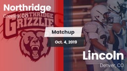 Matchup: Northridge High vs. Lincoln  2019