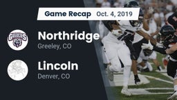 Recap: Northridge  vs. Lincoln  2019