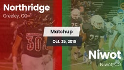 Matchup: Northridge High vs. Niwot  2019