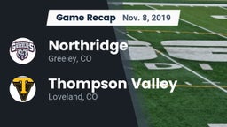 Recap: Northridge  vs. Thompson Valley  2019