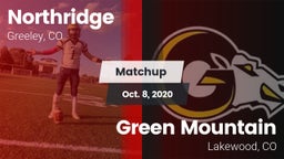 Matchup: Northridge High vs. Green Mountain  2020