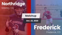 Matchup: Northridge High vs. Frederick  2020