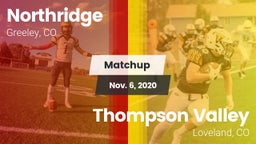 Matchup: Northridge High vs. Thompson Valley  2020