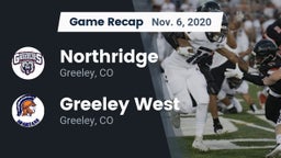 Recap: Northridge  vs. Greeley West  2020