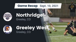 Recap: Northridge  vs. Greeley West  2021
