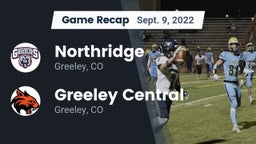 Recap: Northridge  vs. Greeley Central  2022