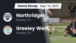 Recap: Northridge  vs. Greeley West  2022