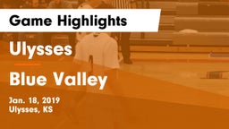 Ulysses  vs Blue Valley  Game Highlights - Jan. 18, 2019