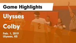 Ulysses  vs Colby  Game Highlights - Feb. 1, 2019