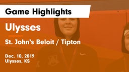 Ulysses  vs St. John's Beloit / Tipton Game Highlights - Dec. 10, 2019