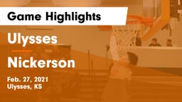 Ulysses  vs Nickerson  Game Highlights - Feb. 27, 2021
