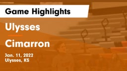 Ulysses  vs Cimarron  Game Highlights - Jan. 11, 2022