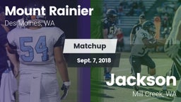 Matchup: Mt. Rainier High vs. Jackson  2018