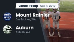 Recap: Mount Rainier  vs. Auburn  2019