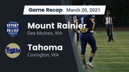 Recap: Mount Rainier  vs. Tahoma  2021